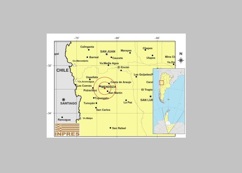 Mendoza se mueve: fuerte sismo de 5,1 grados en el centro de la provincia