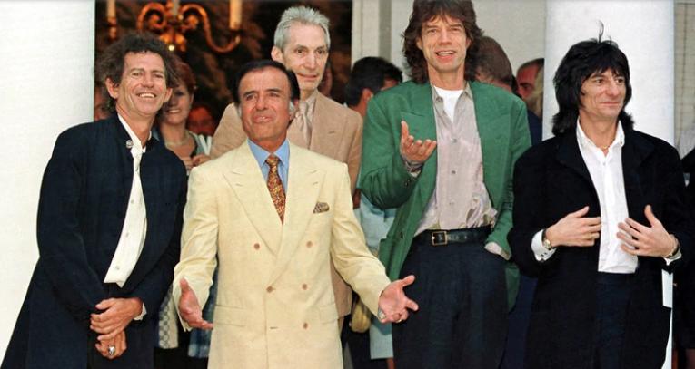Mujeres y pizza con Menem: a 25 años de los Rolling Stones en Argentina