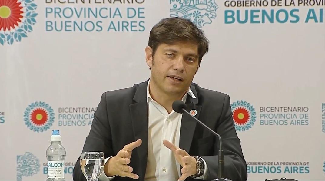 Kicillof dijo que la curva de contagios es 