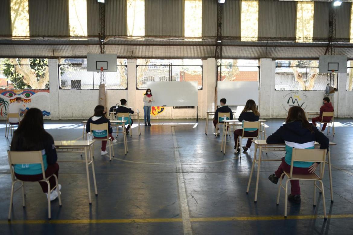 Tres de Febrero realizó una prueba piloto para la vuelta a clases presenciales con protocolo