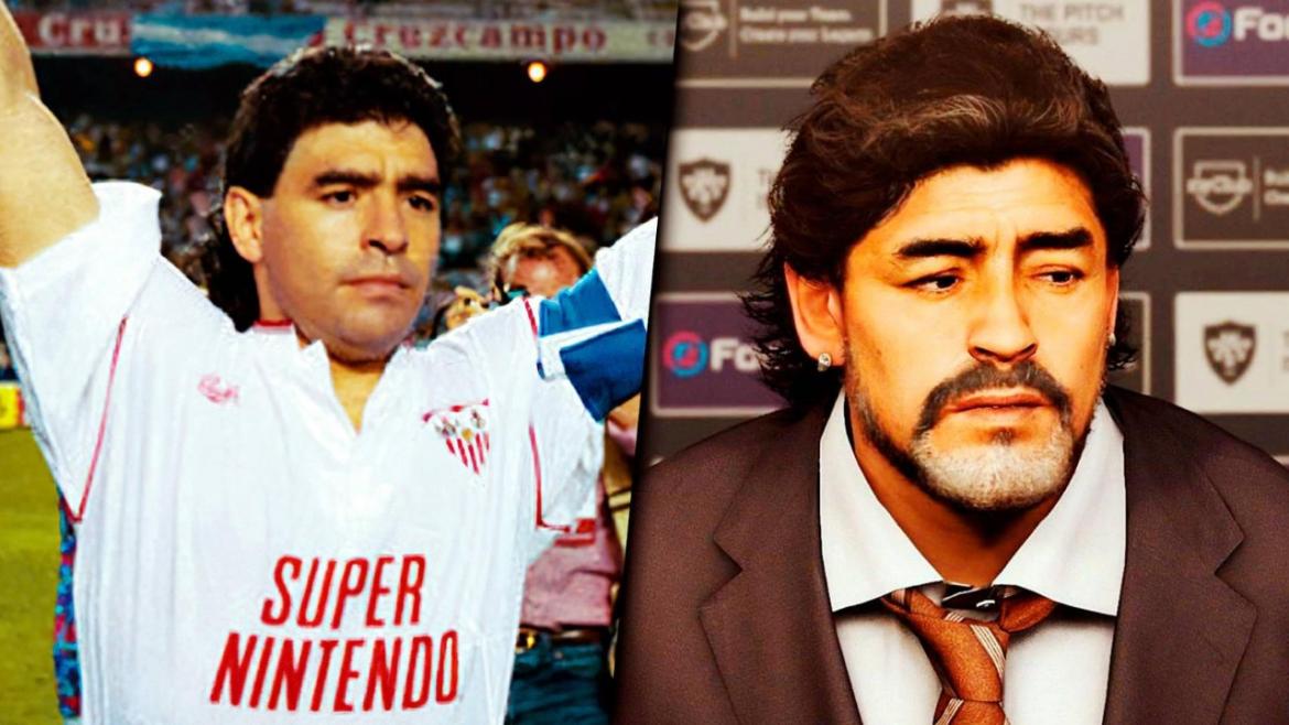 Diego Armando Maradona  figura muy importante en los videojuegos 