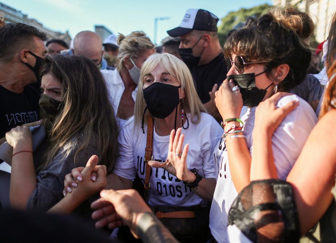 Las mejores fotos de la marcha por Maradona en el Obelisco