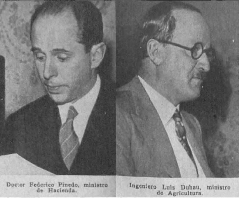 Federico Pineado y Luis Duhau