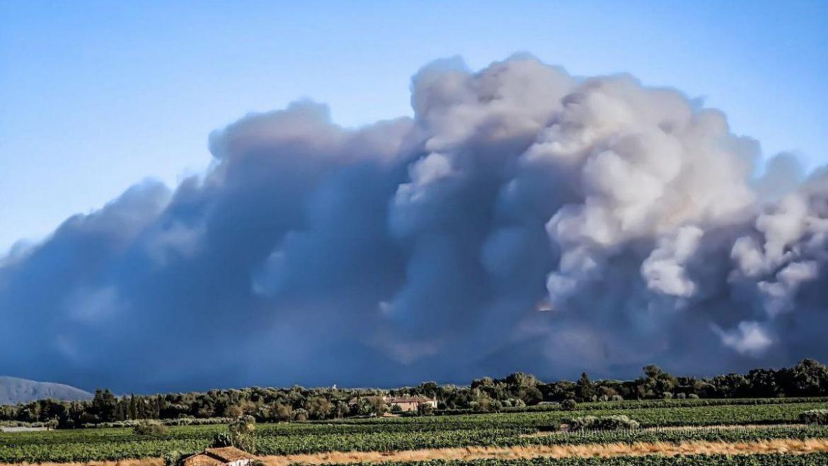 El planeta en llamas: Francia vive el mayor incendio del año en la Costa Azul