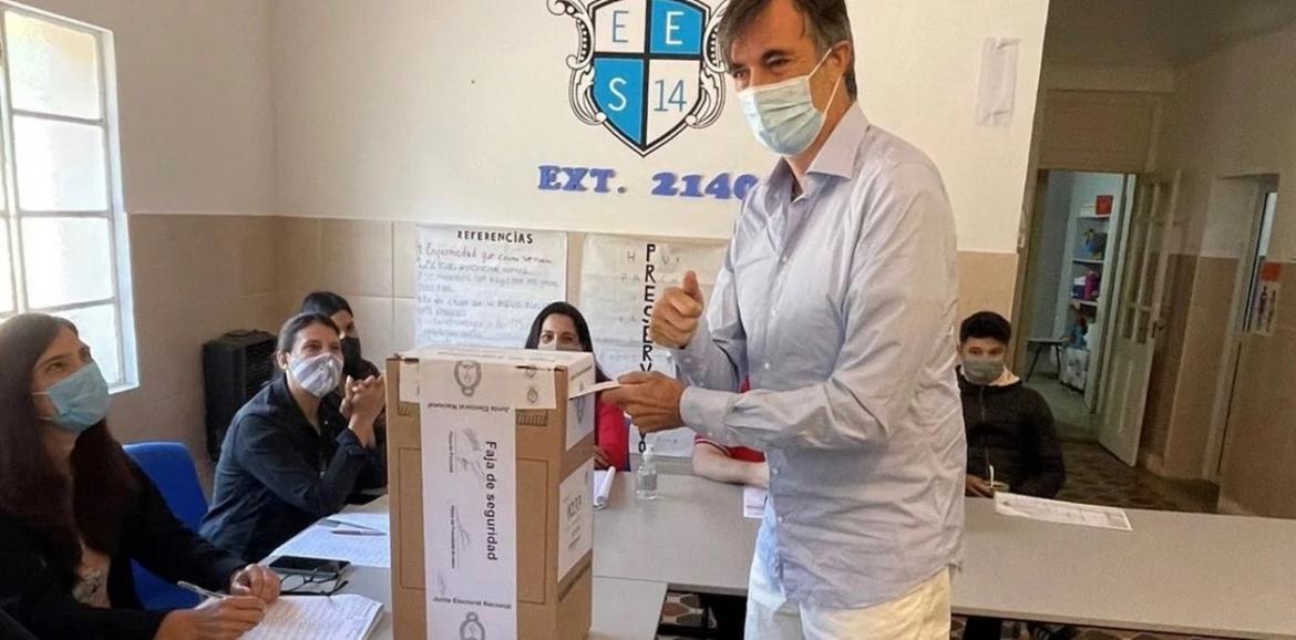 Esteban Bullrich tras emitir su voto: 